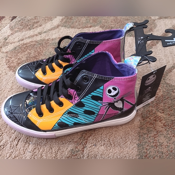 Disney Multicolor Nightmare Before Christmas Sneakers - Picture 1 of 4